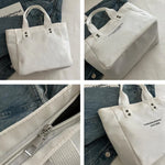 sac main toile polyester couleur rose rouge noir blanc jaune moderne casual poignées fermure
