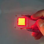 lampe led haute puissance 50w 12v 32v blanc chaud froid rouge vert bleu