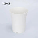 pots plante noirs blancs modernes succulentes décoration maison 10pc 5pc