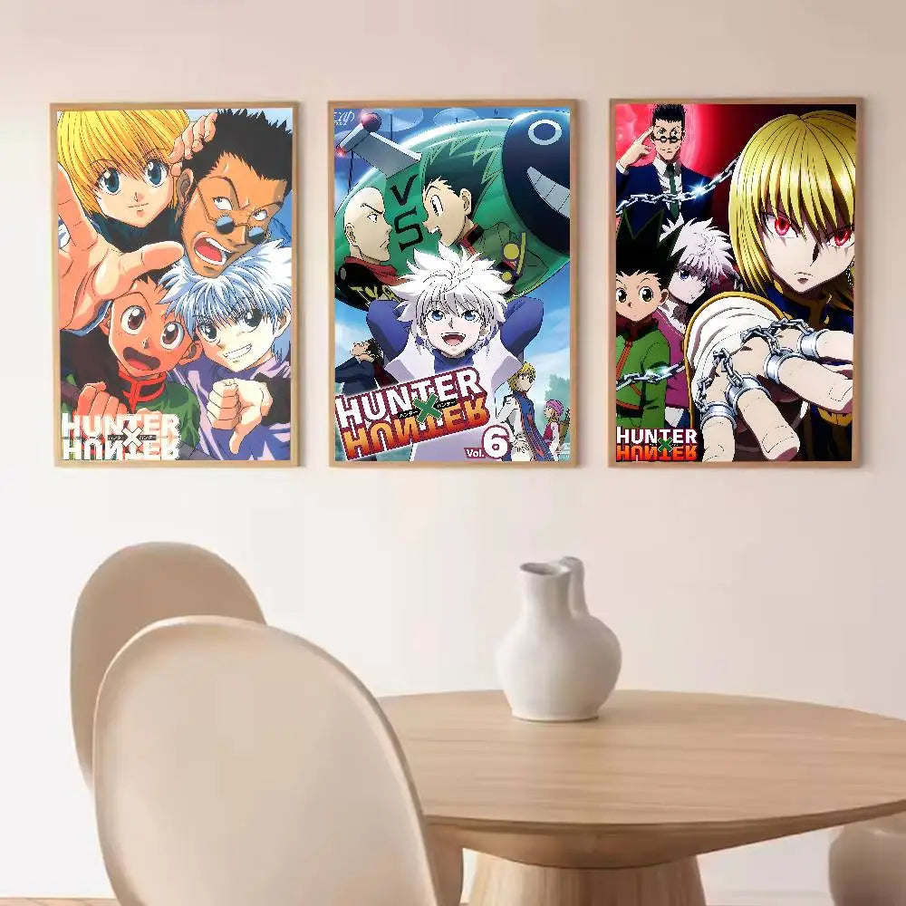 affiches anime multicolores illustrations modernes salon chambre decoration cadeau amis