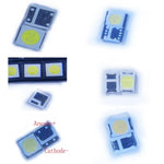 diodes led 2835 3030 3535 3v 6v blanc froid haute puissance 100pcs rondes électronique