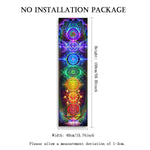 tableau mural multicolore mandala symboles religieux spirituel opaque sans fixation 150cm 40cm