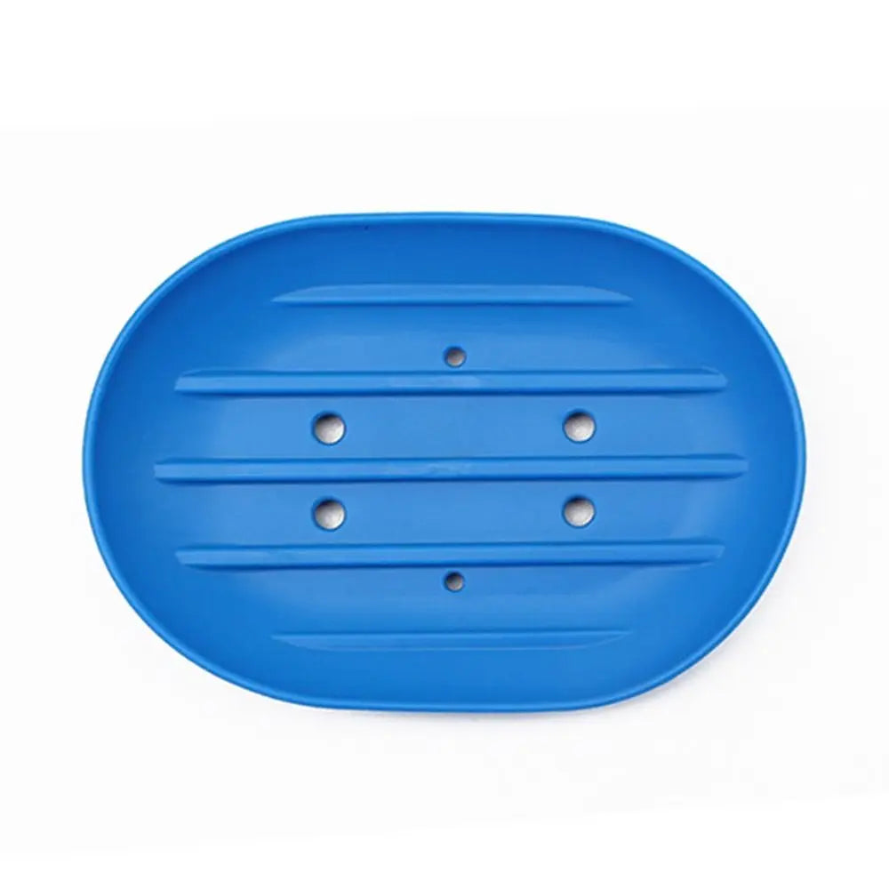 support savon moderne adhésif gris rose blanc bleu jaune rouge vert plat ovale rainuré
