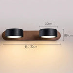 Applique murale LED moderne minimaliste pierre noire interrupteur chaîne japonais