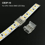 connecteur led transparent moderne clips intégré 24v basse tension broches led intégrées pratique