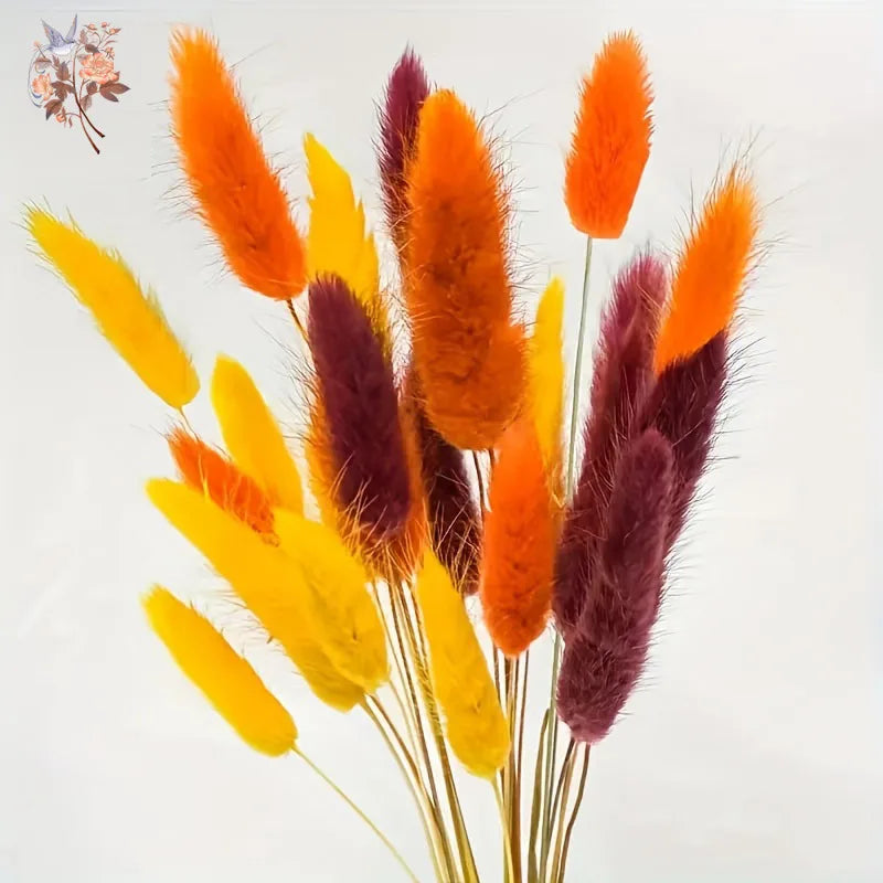 décoration intérieure bouquet artificiel orange jaune naturel dried flowers anniversaire mariage
