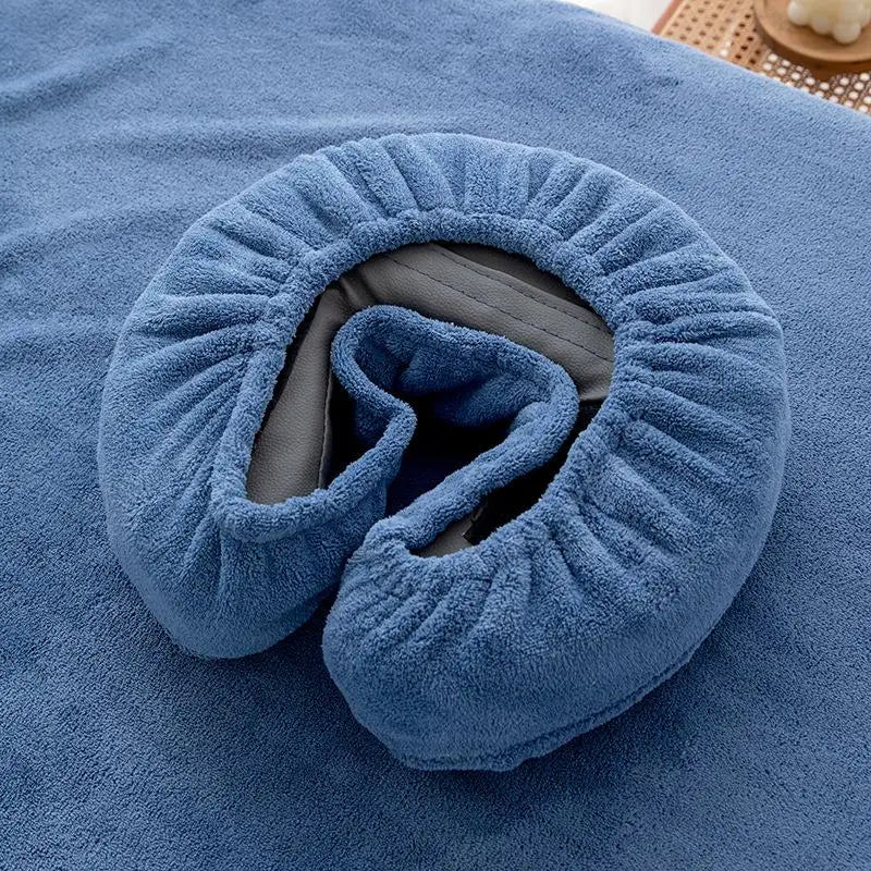 coussin voyage velours doux bleu gris marron blanc violet confortable ergonomique