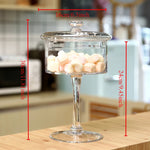pots verre transparents réutilisables qualité alimentaire vintage marshmallows décoration maison mariage