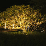 décoration noël guirlande led 100m blanc chaud points lumineux moderne imperméable ip66 prise électrique
