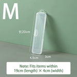 boîte rangement portable transparente clips respectueuse environnement utilisation multiple moderne pratique