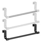 porte serviettes mural acier inoxydable noir blanc moderne clips cuisine maison appartement