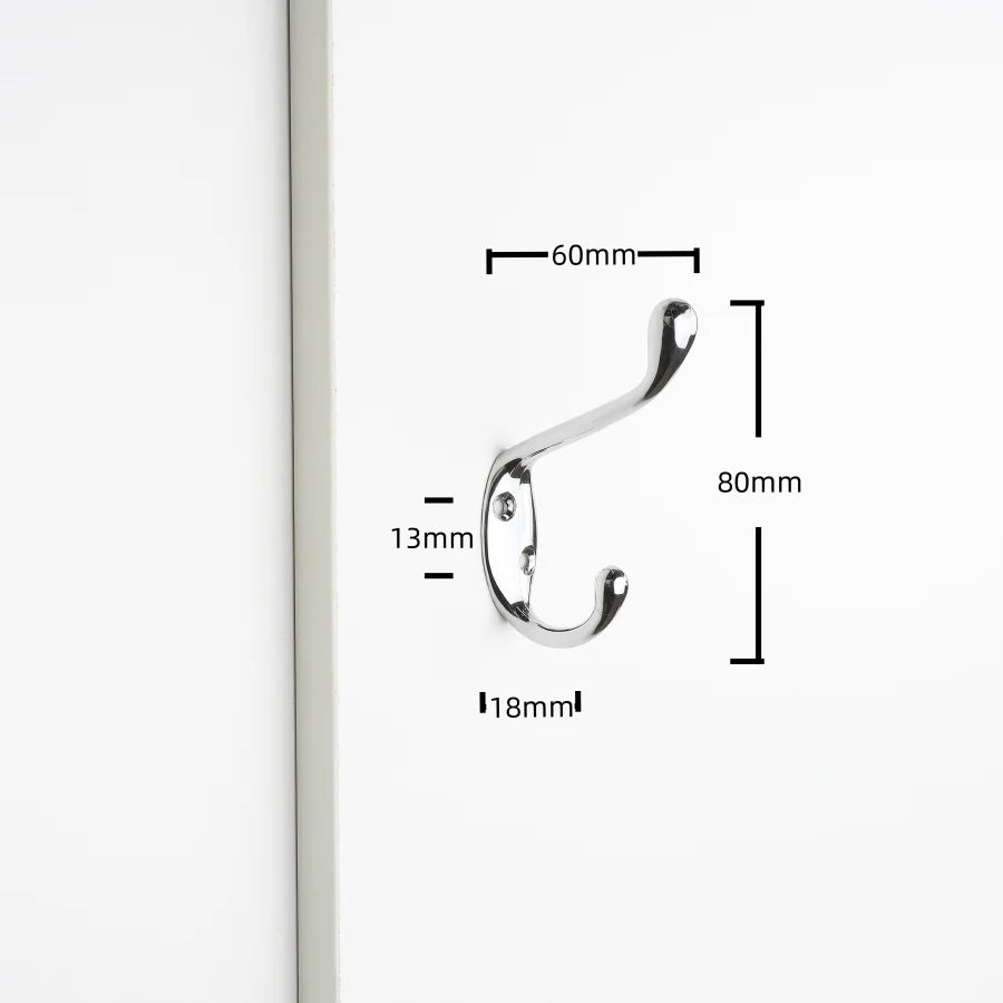 crochet mural moderne noir argent doré lisse opaques chambre bain salle