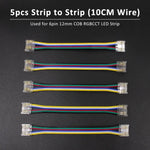 connecteurs rubans led transparent clips câbles couleur moderne facileRGBOCCTBPCOB