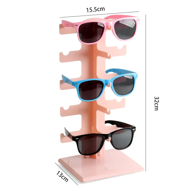 présentoir moderne lunettes clips acrylique niveaux rangement opticien