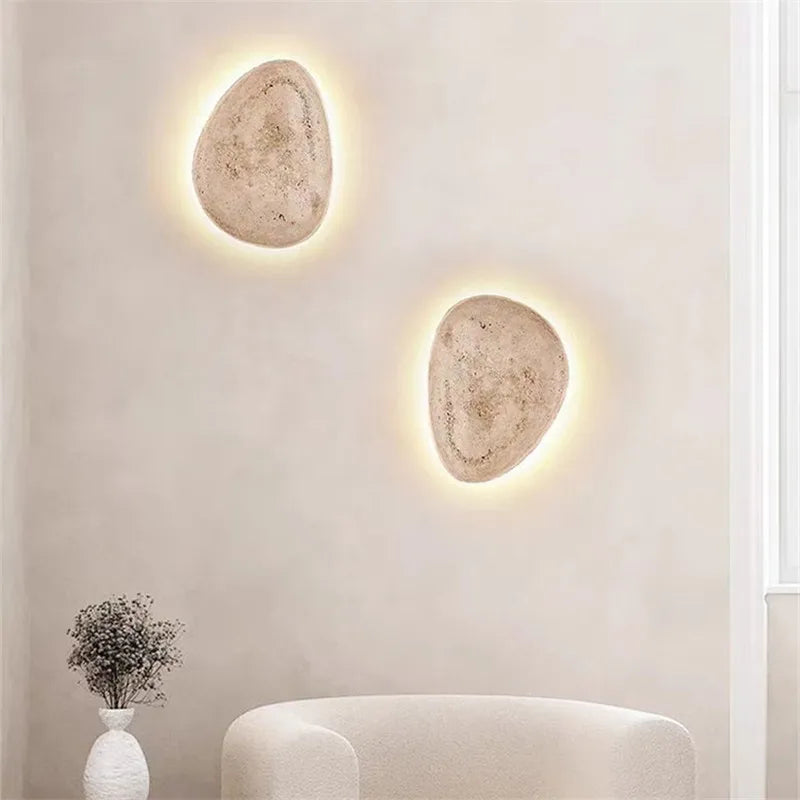 applique murale moderne pierre beige minimaliste éclairage quotidien 249lm 90260v