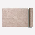 tapis table moderne gris beige marron bleu toile lin respectueux environnement imperméable essuyable resistant