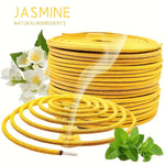 ruban parfumé jaune texture veloutée moderne désodorisant vrac 6.5cm salon yoga meditation