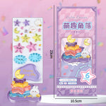 jouets construction 3d multicolores motifs animaux textures brillantes adhésif kawaii enfantin pièces base plate