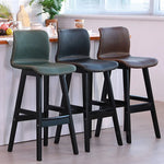 tabouret bar moderne simili cuir noir vert marron gris maison reception commercial
