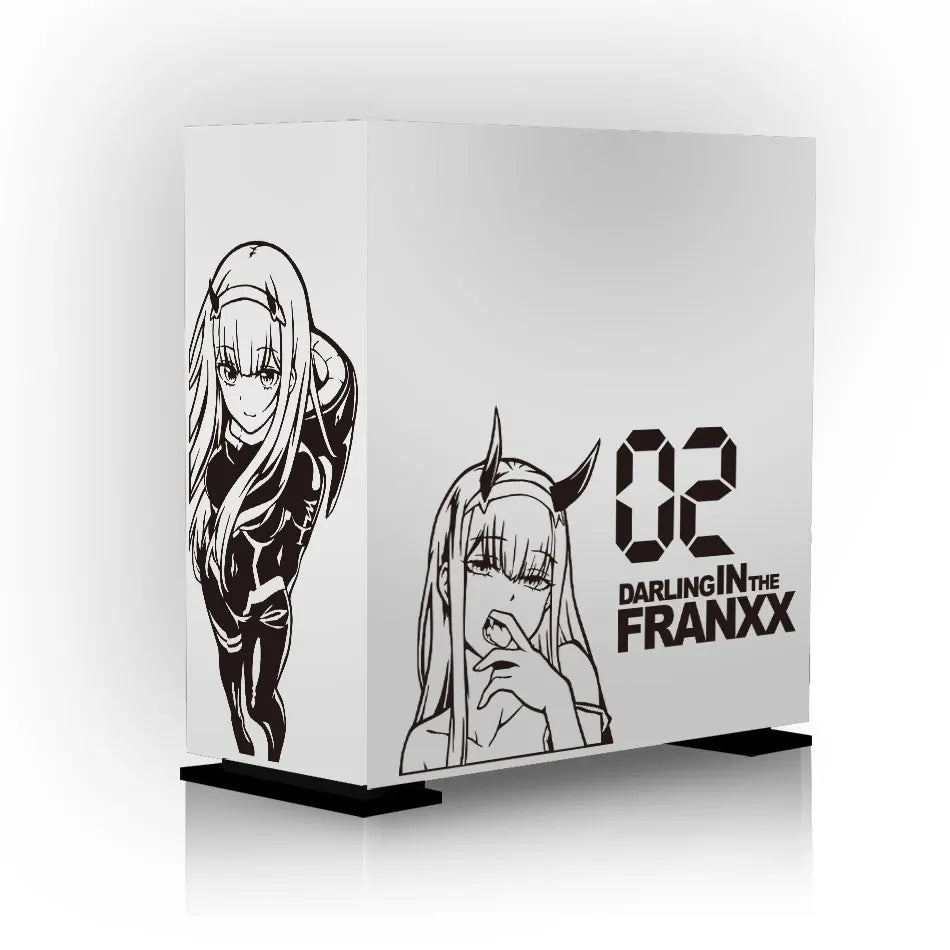 boîtes rangement anime darlings franxx blanc noir transparent modernes illustratives