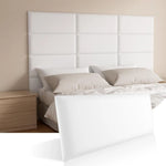 tête lit moderne noire 50cm 20cm panneau rectangulaire autocollant chambre coucher salon