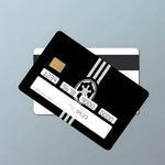 étui carte bancaire star wars logo noir rouge adhésif moderne stylisé billets protection porte