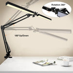 lampe moderne articulée clip noir câble alimentation interrupteur contemporaine économie énergie 360 rotation