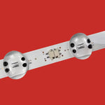 ruban led blanc moderne 835mm connecteur 11 leds opaques sans fixation