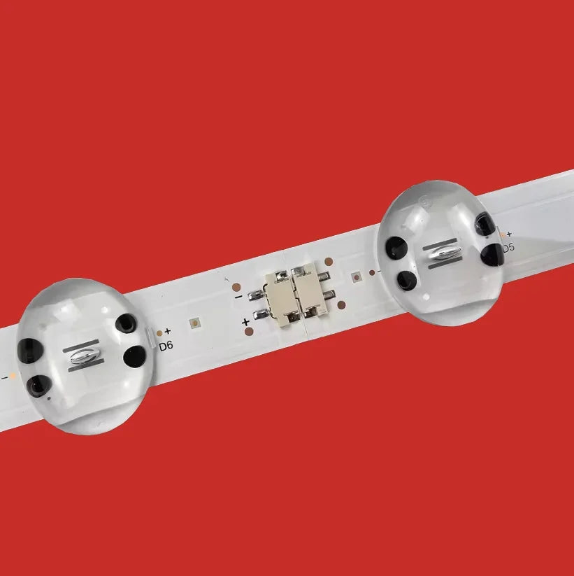 ruban led blanc moderne 835mm connecteur 11 leds opaques sans fixation