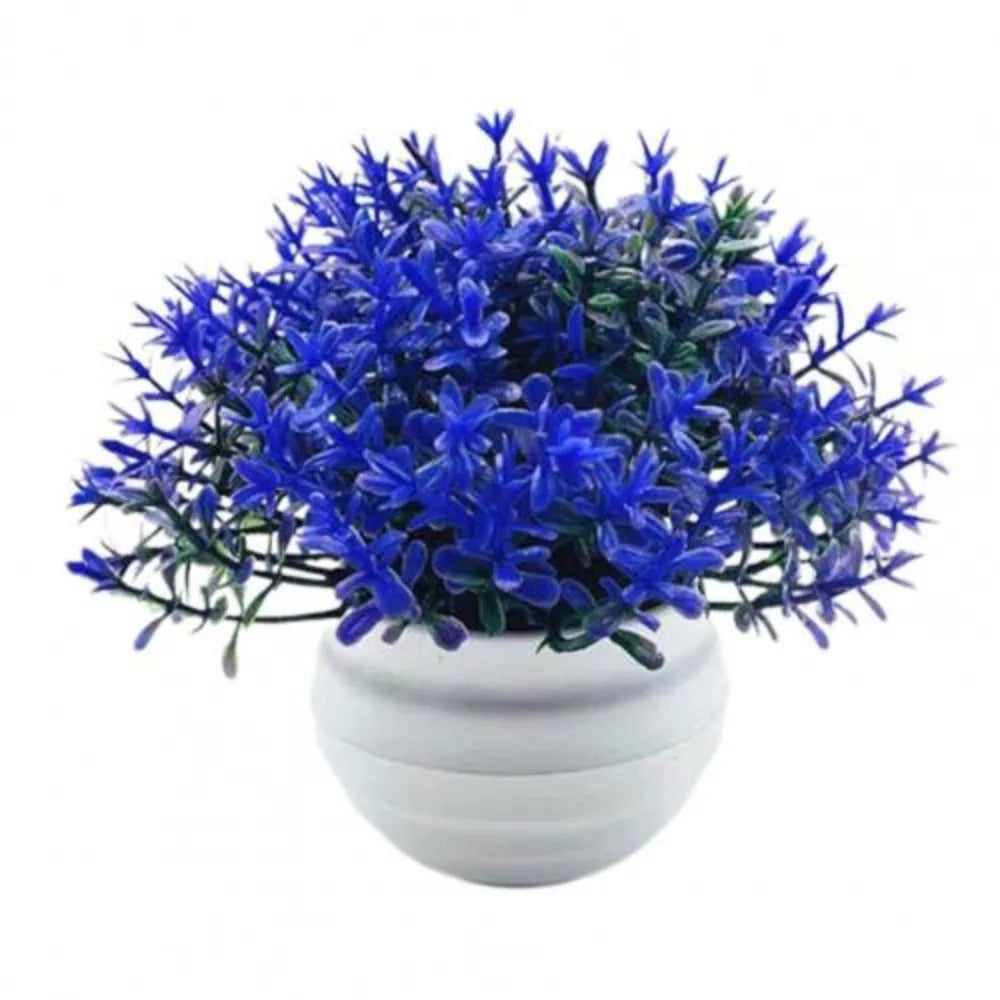 décoration intérieure plante artificielle pot fleurs colorées moderne minimaliste vert rose