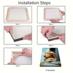 Kit de barres murales en bois pour peinture