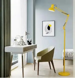 lampe décorative industrielle moderne bras articulé led rouge jaune bleu