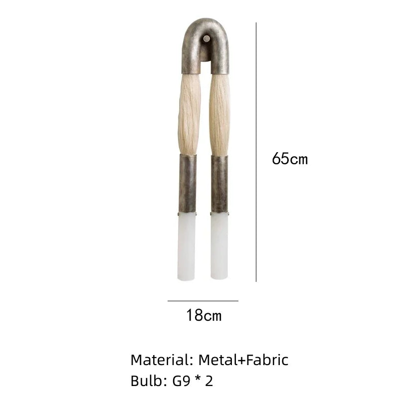 applique murale led bronze bois clair verre opalin contemporain minimaliste finition métallique brillante fixations
