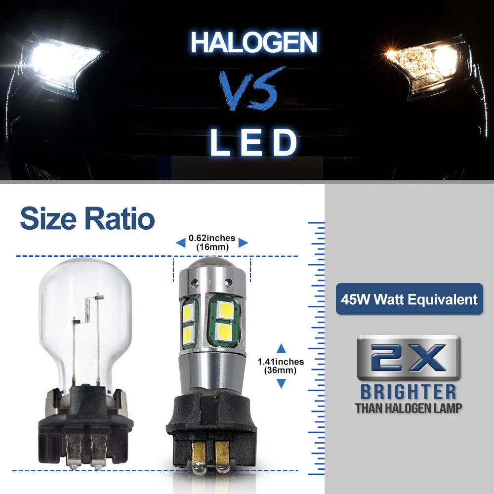 ampoules led argent noir jour clignotant drl blanc vert volvo s60 xc60 citroen c4