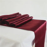 chemin table violet uni satin moderne décoration mariage fête anniversaire maison luxe chic