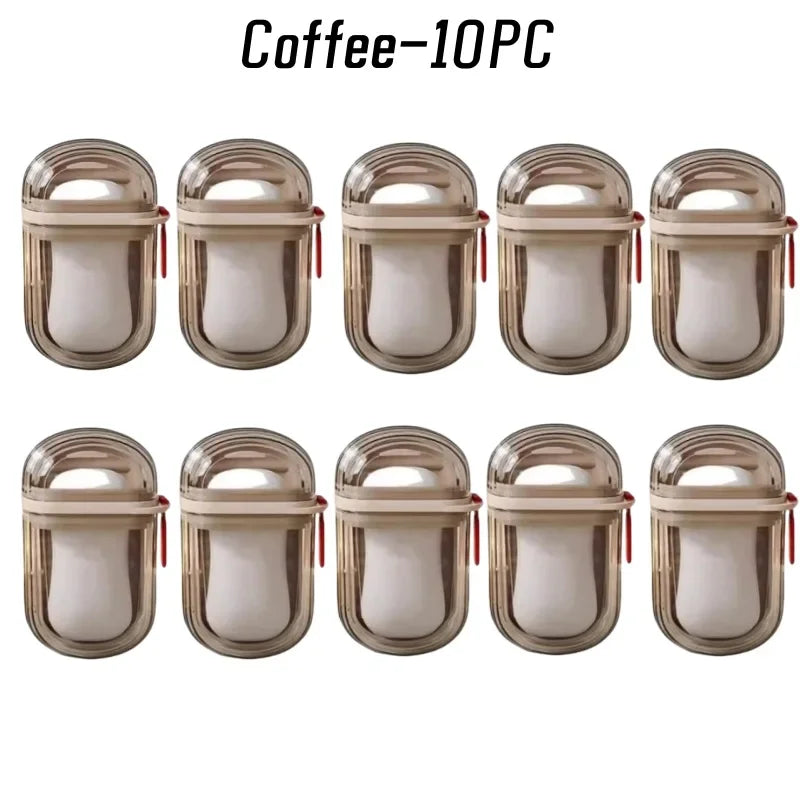 boîte savon moderne blanc rayures horizontales portable couvercleSizeMode: 7,5cmx11cmx4cmSizeMode: set 20 piècesSizeMode: