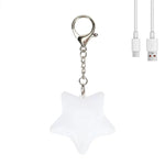 lampe sac main blanc coeur sensoriel led rechargeable ambre moderne compact chainette boucle