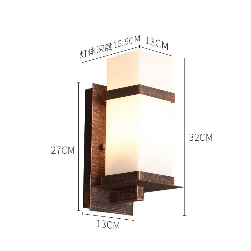 lampe murale moderne minimaliste noir blanche rectangulaire mat ip65 led aluminium