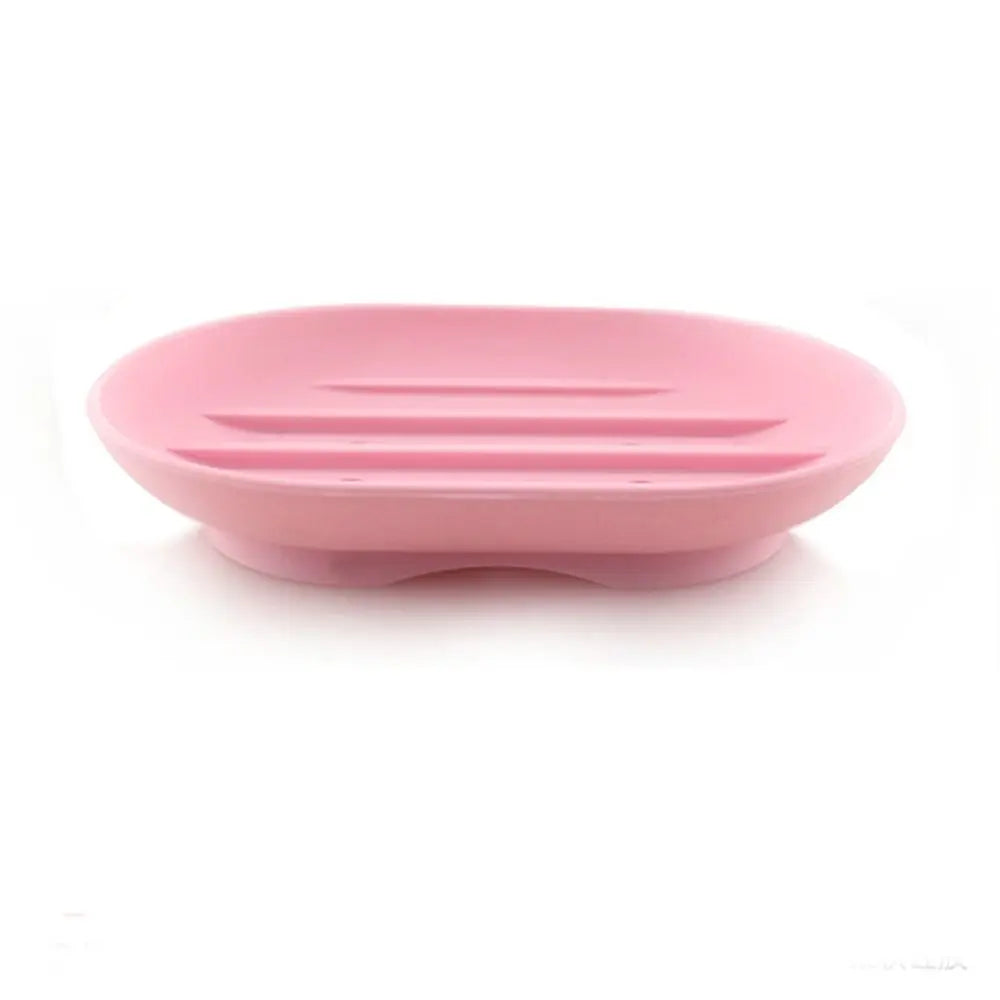 support savon moderne adhésif gris rose blanc bleu jaune rouge vert plat ovale rainuré