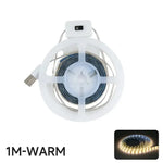 ruban led blanc chaud 5v adhésif prise usb interrupteur tactile 1m moderne