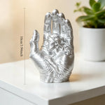 statuette main ouverte femme buste or blanc noir décoration art moderne sculptural