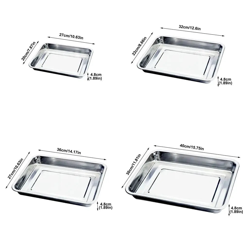 plateau repas moderne argenté lisse brillant utilitaire large dimension multifonctionalité