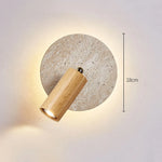 lampe murale moderne minimaliste marron beige texture marbrée fixée cordon interrupteur chambre coucher étude
