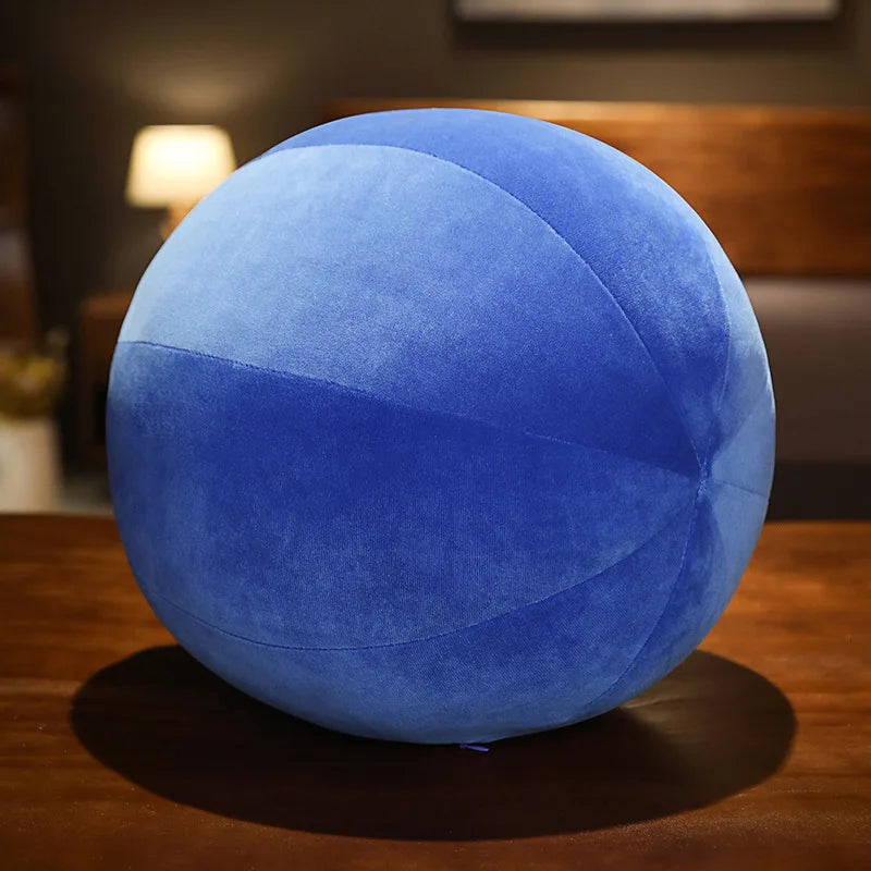 coussin rond velours rayures colorées moderne doux mousse pe amovible lavable adultes chambre lit