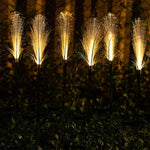 plantes artificielles lumineuses fibre optique extérieures blanc vert moderneétalement clipsextérieur résistantétalement