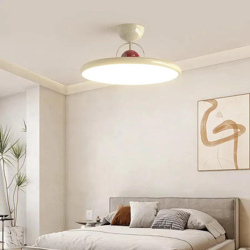 lampe moderne vert blanc rouge ronde brillante 50h24cm led tricolore