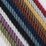 corde rideaux marron tressée moderne opacité fixations accessoire voilure coton pratique facile'utilisation chambre salon