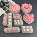 moules gâteaux silicone framboise cœur deco moderne cuisine desserts transparents respectueux environnement