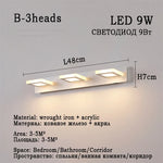 applique murale led moderne blanc fixée mur éclairage quotidien chambre étude sources lumineuses