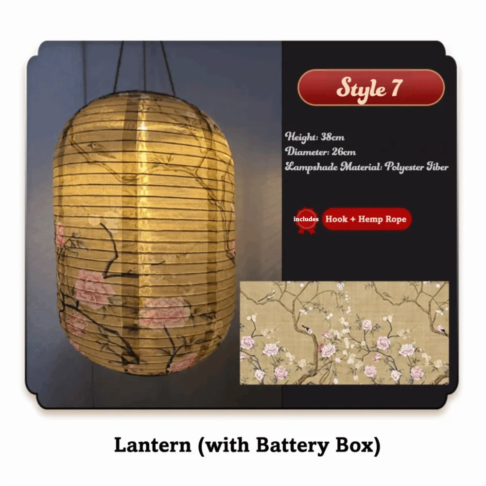 lanternes chinoises traditionnelles fleurs calligraphie rouge noir anniversaire nouvel an